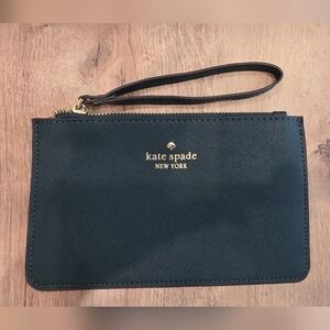Kate Spade dark green wristlet!